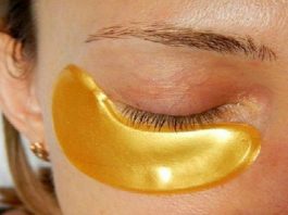 Золотая маска для кожи вокруг глаз. Минус 10 лет за 5 минут