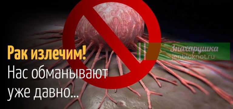 Рак излечим. Нас обманывают уже давно…