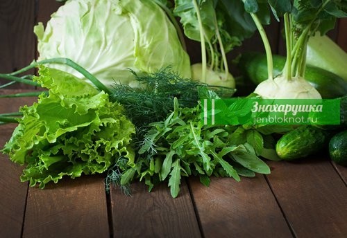 Зелёные овощи незаменимые здоровые продукты