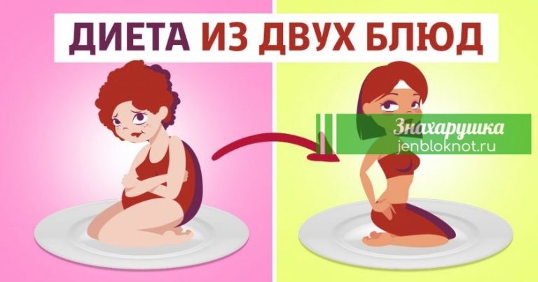Диета для ленивых: готовлю 2 блюда — сбрасываю 5 кг. И в зал бегать не надо