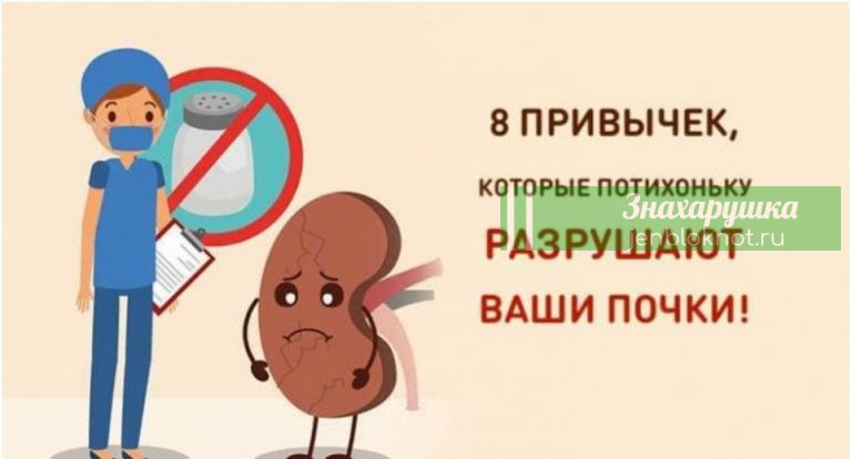 8 безобидных с виду привычек, которые потихоньку разрушают ваши почки