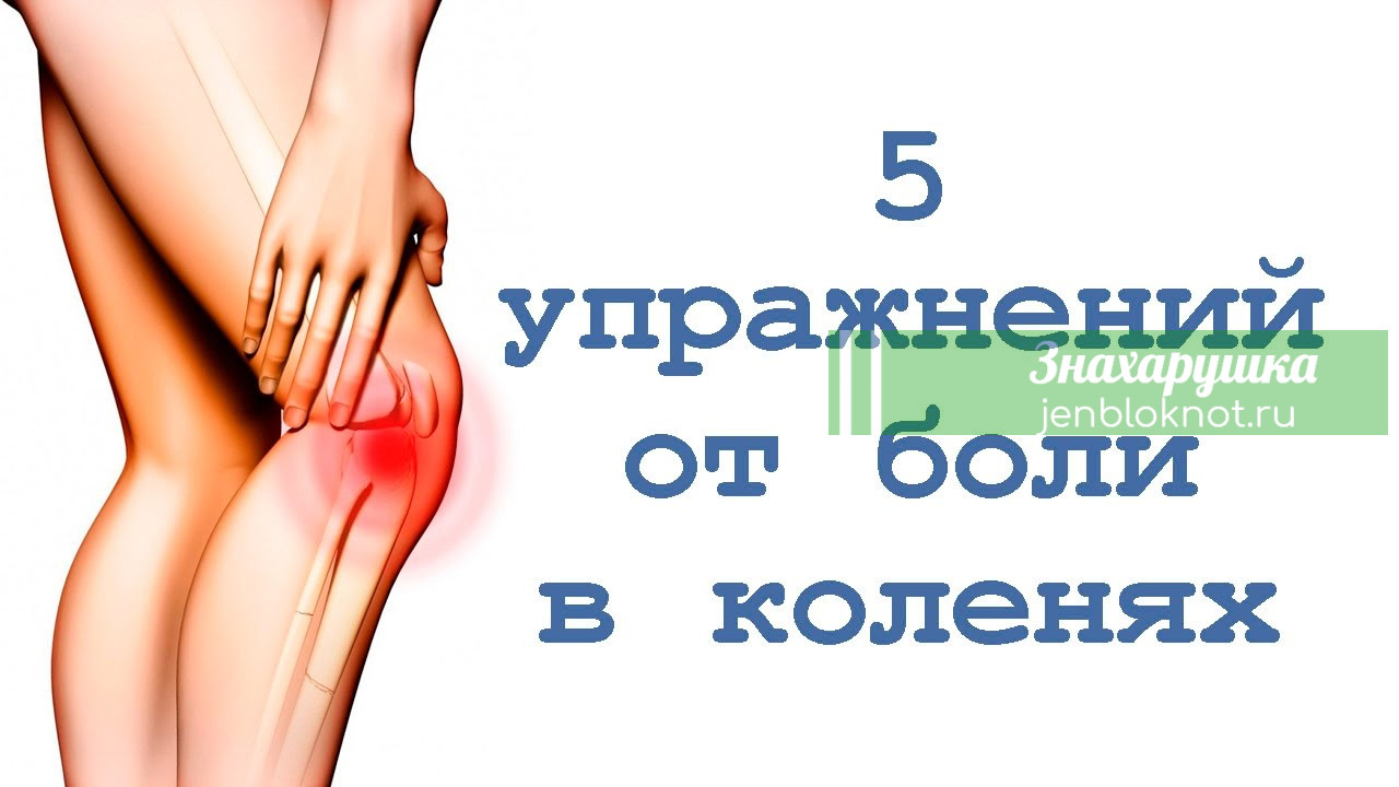 5 упражнений от боли в коленях - YouTube