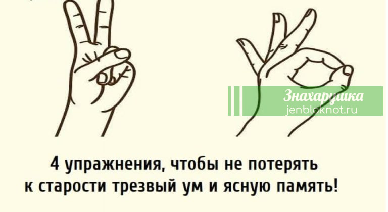 4 упражнения, чтобы сохранить к старости трезвый ум и ясную память